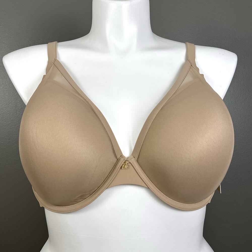 New ThirdLove 24/7 Classic Uplift Plunge Bra 44C Beige Underwire NWT Padded